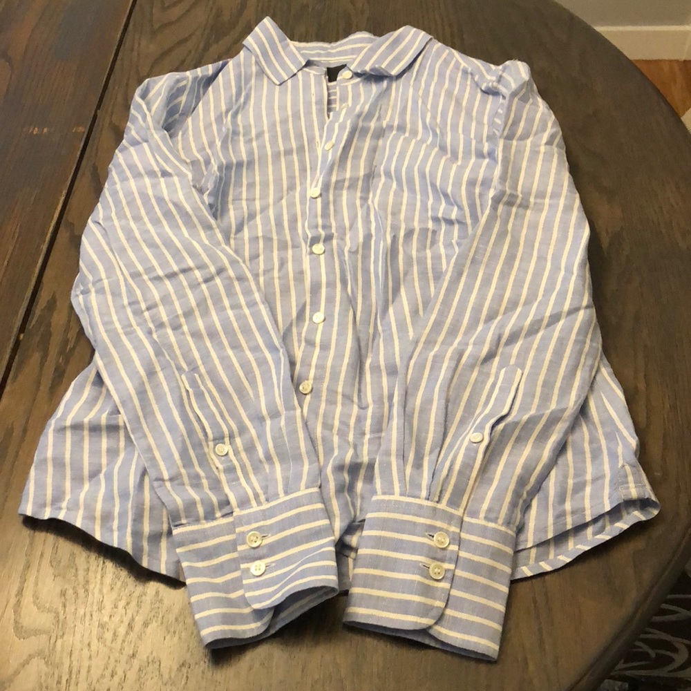 J-crew striped button up